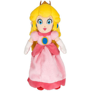 SAN-EI Nintendo Super Mario Plüsch Peach, 26 cm Plüschfigur