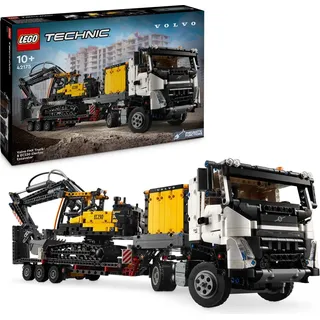 LEGO Technic Volvo FMX LKW mit EC230 Electric Raupenbagger, Bauspielzeug, Fahrzeug-Spielset für Jungen und Mädchen ab 10 Jahren, Baufahrzeuge 42175 - Bunt