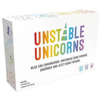 Unstable Games | Unstable Unicorns | Grundspiel | Partyspiel | Kartenspiel | 2-8 Spieler | Ab 8+ Jahren | 45+ Minuten | Deutsch
