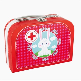 Small Foot Spielzeug-Arztkoffer Tierarzt-Koffer, (9-tlg), Der praktische Arztkoffer rot
