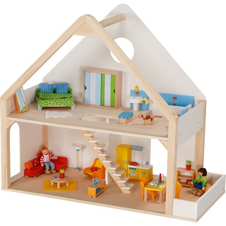 Puppenhaus Style 2-Etagen Aus Holz