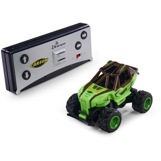 Carson 500404295 1:60 Nano Racer Dino Cage 2.0 2.4GHz RTR - Ferngesteuertes Auto, RC Fahrzeug, RC Auto, Fahrzeit 20 min, Reichweite 30m, RC Auto für Kinder, RC Spielzeug für Kinder