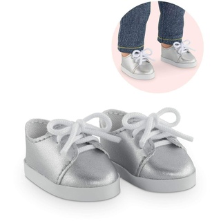 Corolle 9000211510 - Silberne Schuhe, für alle 36cm MaCorolle Puppen, ab 4 Jahren