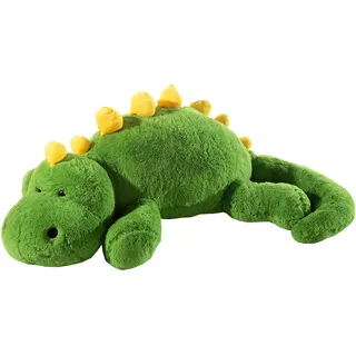 Kuscheltier HEUNEC "Dino XXL" Plüschfiguren grün (grün, gelb) Kinder Kuschel- Spieltiere liegend