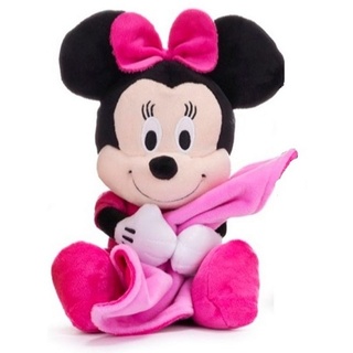 Plüschtier Minnie Maus mit Kuscheldecke Disney Kuscheltier 30 cm