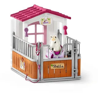 Schleich 20tlg. Set: Spielfiguren "Pferdebox mit Lusitano Stute" - ab 5 Jahren