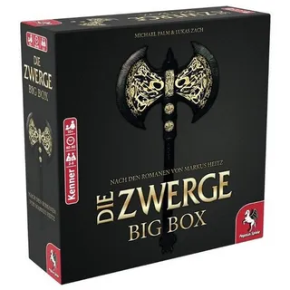 Pegasus Spiele Spiel, Familienspiel 51933G - Die Zwerge - Big Box, Brettspiel, 2-6 Spieler,..., Strategiespiel bunt