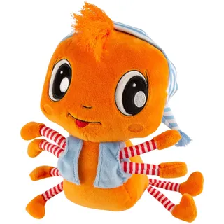 Sigikid Plüschtier Spielfigur, 22cm Die kleine Spinne Widerlich orange,OneSize