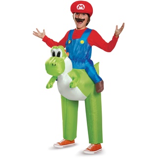 Disguise 85150CH Aufblasbar Mario Kostüm, Yoshi, Child