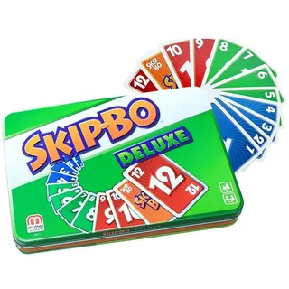 Mattel® Spiel Skip-Bo Deluxe, Kartenspiel bunt