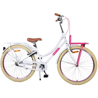 Volare Excellent Kinderfahrrad - Mädchen - 26 Zoll - Weiß - Zweihandbremsen - Weiß