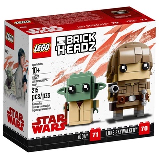 LEGO BrickHeadz Luke Skywalker & Yoda (41627) – Star-Wars-Spielzeug
