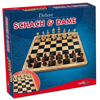 Noris Spiel, »Deluxe Holz - Schach & Dame (Spiel)«
