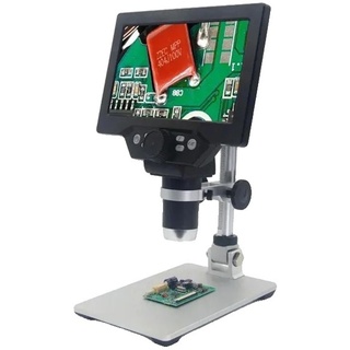 Digitales Mikroskop, 12MP Kamera, 7 Zoll HD LCD, 1200X, Keine Batterie