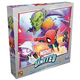 CoolMiniOrNot Spiel CMND1302 - Aufbruch ins Spider-Verse - Marvel United,..., Familienspiel, Kooperative Spiel bunt