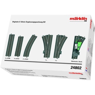 Märklin 24802 - Digitale C-Gleis-Ergänzungspackung D2, Spur H0