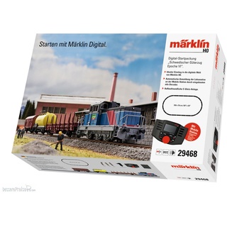 Märklin H0 (1:87) 029468 - Digital-Startpackung "Schwedischer Güterzug Epoche VI"