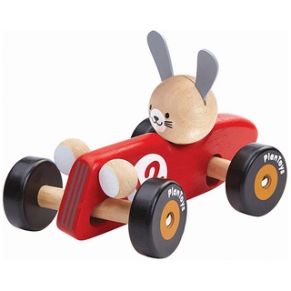 Plan Toys Rennwagen mit Hase - ab 12 Monaten