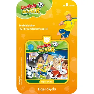 tigermedia tigercard Teufelskicker Folge 72 Freundschaftsspiel Fußball Kicker Jungs Geschichten tigerbox Hörbox Hörspiel Hörbücher Kindermusik