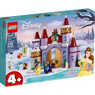 LEGO® Konstruktionsspielsteine LEGO® Disney 43180 Belles winterliches Schloss, (238 St)