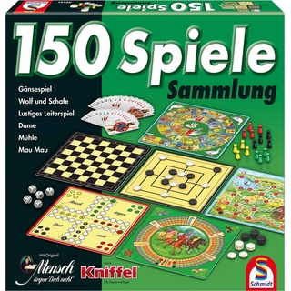 Schmidt Spiele Schmidt Spielesammlung mit 150 Spiele M.ä.d.n. und Kniffel (Deutsch)
