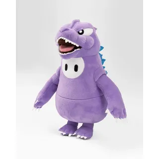 ItemLab Fall Guys Godzilla Kostüm Skin Plüschfigur 29 cm - Violett/Weiß