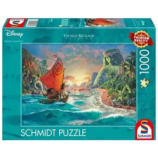 Schmidt Spiele - Thomas Kinkade Studios: Disney Dreams Collection - Moana – Vaiana, 1.000 Teile Puzzle