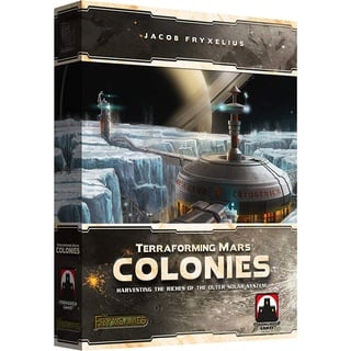 Stronghold Games , Terraforming Mars: Colonies Expansion, Board Game, Ages 14+, 1-5 Players, 90-120 Minute Playing Time
