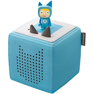 tonies Toniebox Starterset Lautsprecher Mono (Bluetooth, WLAN) blau