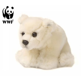 WWF Kuscheltier Plüschtier Eisbär (15cm), sitzend beige