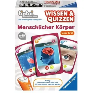 RAVENSBURGER 000753 tiptoi® Wissen & Quizzen: Menschlicher Körper