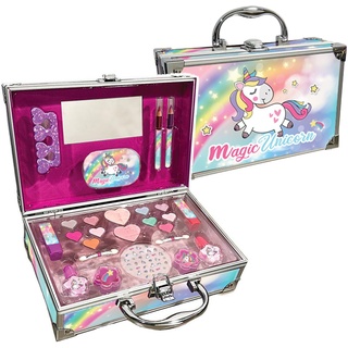 Nice Group - Magic Unicorn Case Make Up, Koffer mit Spiegel und Schminkset für Kinder