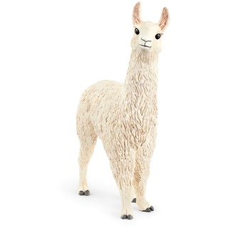 schleich FARM WORLD 13920 Lama Figur - Tiere Set - Detailreiche und Robuste Tierfigur, Bauernhof Spielzeug für Jungen und Mädchen ab 3 Jahren