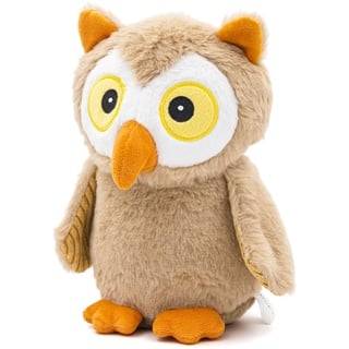 RBSFL Eule Plüschtier, Weiche Eule Kuscheltier, Eule Stofftier zum Kuscheln, Owl Plüsch Geschenk für Kinder, Familie, Freunde (23cm - Braune Eule)