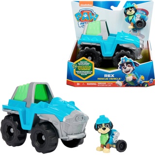 Spin Master Spielzeug-Auto Paw Patrol - Sust. Basic Vehicle Rex, zum Teil aus recycelten Material bunt