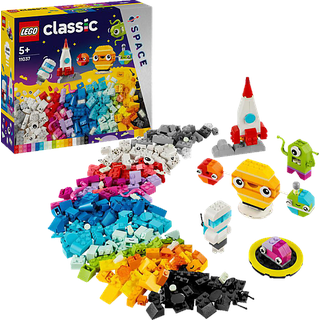 LEGO Classic 11037 Kreative Weltraumplaneten Bausatz, Mehrfarbig