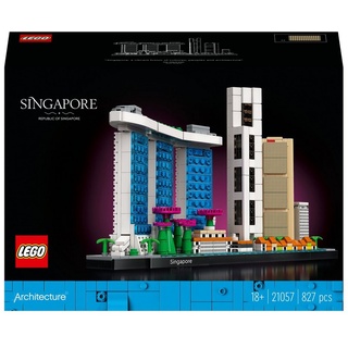 LEGO® Konstruktionsspielsteine LEGO® Architecture - Singapur, (Set, 827 St) bunt