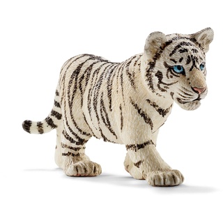 schleich 14732 Tigerjunges weiß, für Kinder ab 3+ Jahren, WILD LIFE - Spielfigur