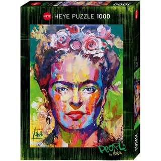 HEYE Puzzle People by Voka, Frida, 1000 Puzzleteile, Made in Germany bunt
