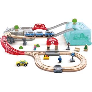 Hape Spielzeug-Eisenbahn Stadtbahn, (Set), FSC®- schützt Wald - weltweit bunt