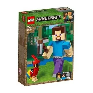 LEGO® MinecraftTM 21148 Minecraft-BigFig Steve mit Papagei