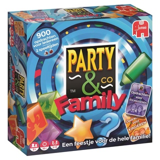 Jumbo Brettspiel Party & Co Familie, Farbe:Multicolor