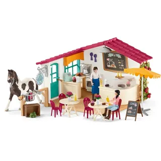 Schleich® Spielfigur Schleich® Spielwelt HORSE CLUB, Reiter-Café (42592) weiß