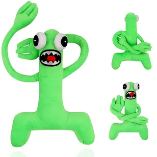 Vicyol S&D Rainbow Friends Puppe. Regenbogen Freunde Plüschpuppen. Horror-Videospielspielzeug. Geschenk für Kinder zu Weihnachten, Geburtstag. (Green, Grün, 30 cm)