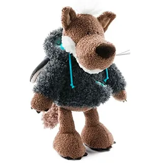 Nici 48532 Jolly Mäh grauer Wolf Jolly Hugo ca 25cm Plüsch Kuscheltier Schlenker