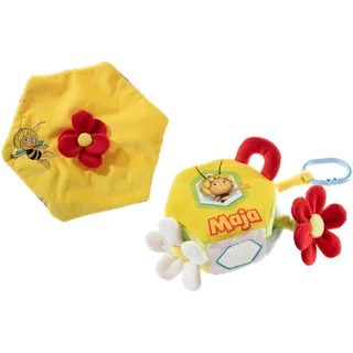 Heunec® Schnuffeltuch Biene Maja Schnuffeltuch + Spiel-Wabe, (Set, 2-tlg) bunt|gelb