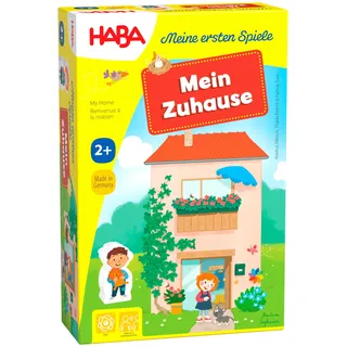 HABA Meine ersten Spiele: Mein Zuhause – Spielesammlung für Kinder ab 2 Jahren – Fördert Sprachentwicklung und Konzentration – Zwei Zuordnungsspiele - 1306354001