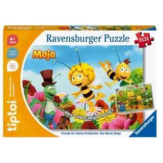 Ravensburger tiptoi - Puzzle Puzzle für kleine Entdecker: Die Biene Maja, Kinderpuzzle ab 4 Jahren, für 1 Spieler