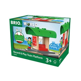 BRIO® Bahnhof mit Aufnahmefunktion 33840 Spielzeugeisenbahnen-Zubehör