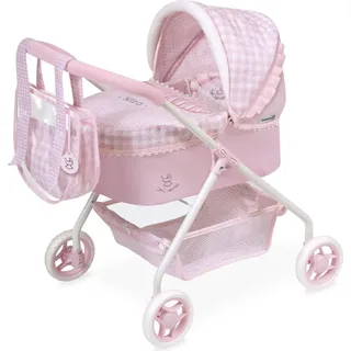 DeCuevas 86046 My First Doll Kinderwagen mit Tasche und Zubehör - Rosa